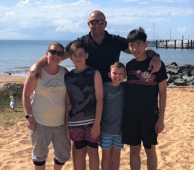 Jason, Donna and family.